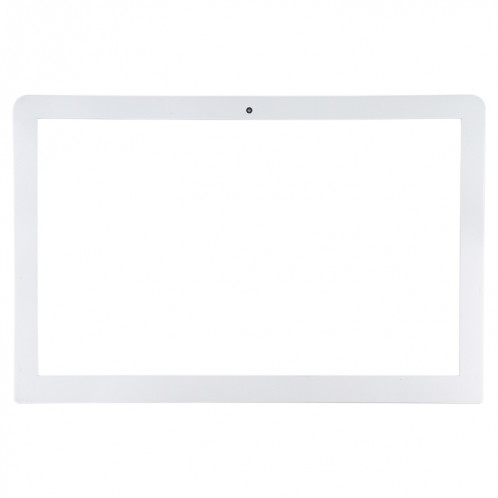 Couverture d'écran de lunette avant de cadre en aluminium d'affichage LCD pour MacBook Air 11 pouces A1370 A1465 (2010-2015) (blanc) SH09WL1257-05