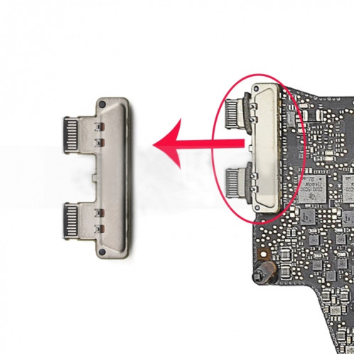 Prise d'alimentation CC pour Macbook Pro Retina 13 pouces A1708 SH0466373-04