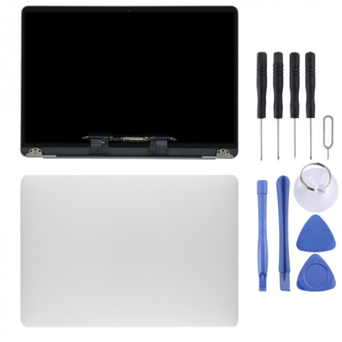 Écran d'affichage LCD complet pour MacBook Retina 13 pouces M1 A2338 2020 (argent) SH595S634-04