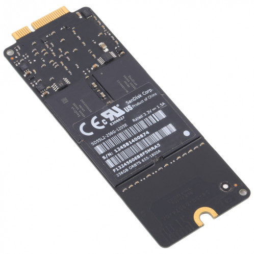 256G SSD Solid State Drive pour MacBook Pro A1425 A1398 2012-2013 SH07181586-04