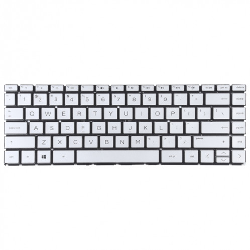 Clavier pour HP Pavilion x360 14-CK 14-CD 14-CE 14-CM 14-DG version US (Argent) SH758S232-05