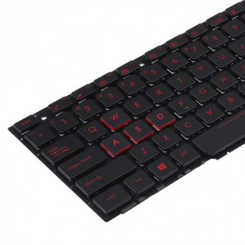 Pour Asus GL553VW ZX53V FX53VD ZX553 FX753 GL753 Version américaine clavier avec rétro-éclairage SH0761664-05