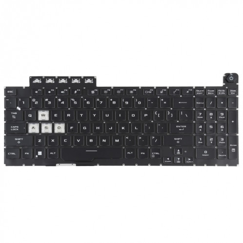 Pour Asus TUF Gaming F15 FX506 FA506 Clavier Version US avec rétroéclairage SH07641821-05
