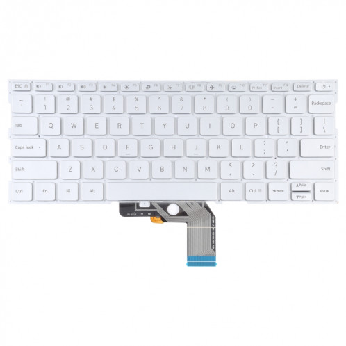 Pour Xiaomi Mi Air 13.3 US Version Clavier avec rétroéclairage (Argent) SH767S768-05