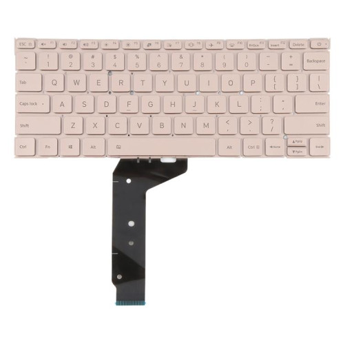 Clavier rétroéclairé pour Xiaomi Mi Notebook Air 12.5 (version américaine) (doré) SH769J101-05