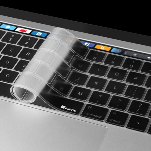 ENKAY Hat-Prince 2 en 1 Coque de protection en plastique dur givré + US Version Ultra-mince TPU Protecteur clavier pour 2016 Nouveau MacBook Pro 15,4 pouces avec Touchbar (A1707) (Gris) SE902H17-011