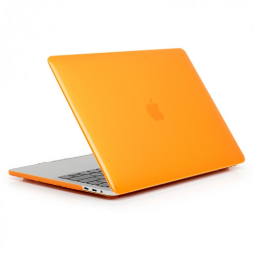 ENKAY Chapeau-Prince 2 en 1 Crystal Hard Shell Housse de protection en plastique + Version US Ultra-mince TPU Housse Protecteur clavier pour 2016 Nouveau MacBook Pro 13,3 pouces sans Touchbar (A1708) (Orange) SE953E1829-011