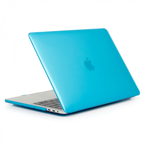 ENKAY Chapeau-Prince 2 en 1 cristal dur coque en plastique de protection + Version US TPU ultra-mince couvercle du clavier de protection pour 2016 nouveau MacBook Pro 13,3 pouces sans barre tactile (A1708) (Bleu) SE953L1001-011