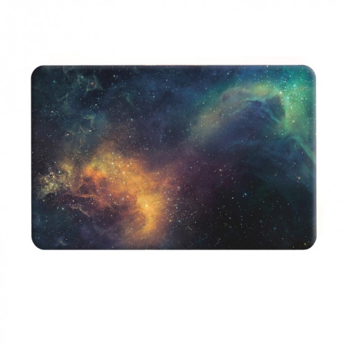 Pour Macbook Pro Retina 13,3 pouces Starry Sky Patterns Apple Laptop Water Stickers PC étui de protection (vert) SH012G138-07