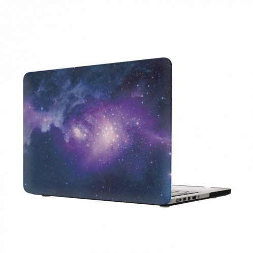 Pour Macbook Pro Retina 13,3 pouces Starry Sky Patterns Apple Laptop Water Stickers PC Housse de protection (Bleu) SH012L1832-07
