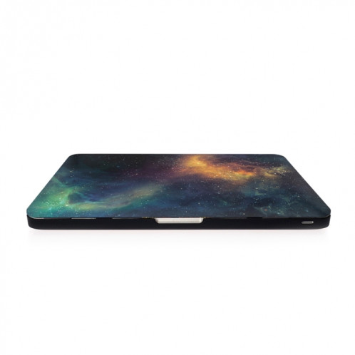 Pour Macbook Pro 13,3 pouces Starry Sky Patterns Apple Laptop Water Stickers PC étui de protection (vert) SH013G454-07
