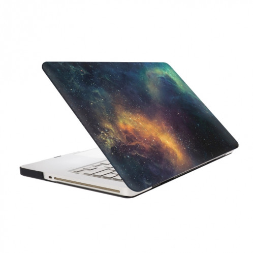 Pour Macbook Pro 13,3 pouces Starry Sky Patterns Apple Laptop Water Stickers PC étui de protection (vert) SH013G454-07