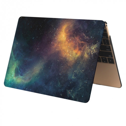 Pour Macbook Pro Retina 12 pouces étoilé Sky Patterns ordinateur portable Apple Water Decals PC étui de protection (vert) SH014G1261-06