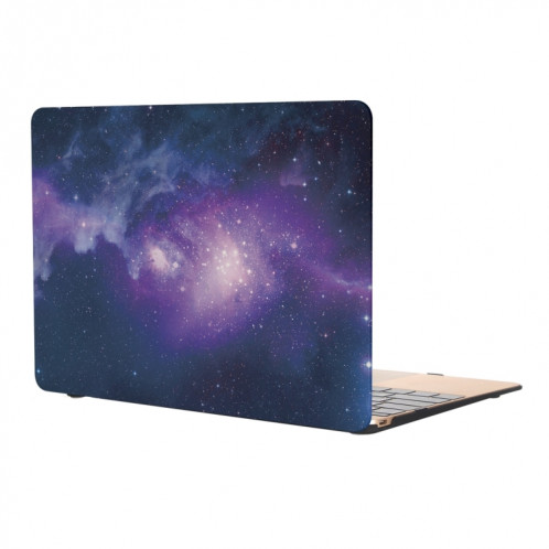 Pour Macbook Pro Retina 12 pouces Starry Sky Patterns Apple Laptop Water Stickers PC Housse de protection (Bleu) SH014L941-06