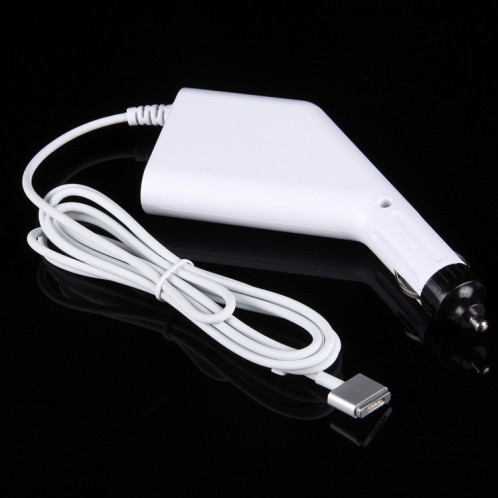 45W 14.85V 3.05A 5 broches T Style MagSafe 2 chargeur de voiture avec 1 port USB pour Apple Macbook A1466 / A1436 / A1465 / A1435 / MD224 / MD231 / MD761 / MD711, longueur: 1,7 m (blanc) SH382W1790-07