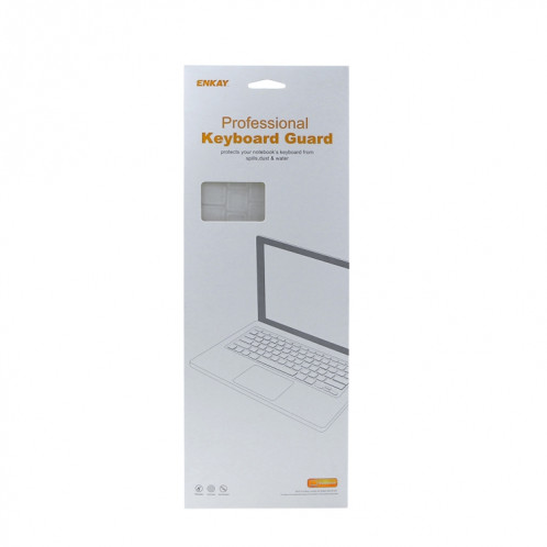 ENKAY TPU Housse Protecteur Clavier pour MacBook 12 Pouces (2015) sans Touch Bar & Pro 13.3 Pouces (2016) sans Barre Tactile (A1708), Version Europe SE14031426-08