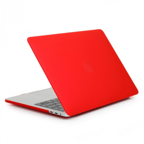 ENKAY Hat-Prince 2 en 1 Coque de protection en plastique dur givré + Europe Version Ultra-mince TPU Protecteur de clavier pour 2016 MacBook Pro 13,3 pouces avec barre tactile (A1706) (Rouge) SE601R1857-012