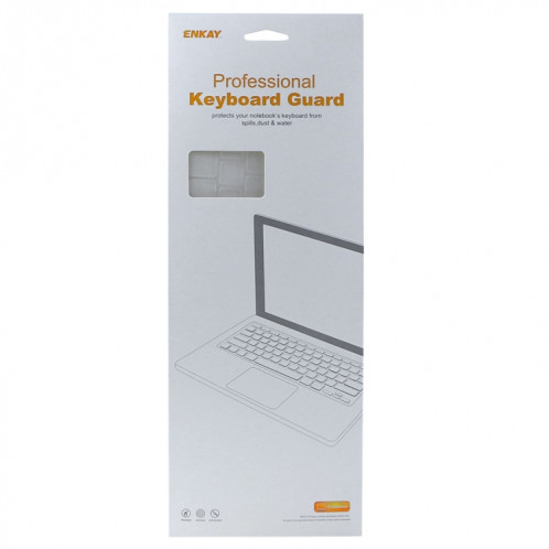 ENKAY Hat-Prince 2 en 1 Coque de protection en plastique dur givré + Version Europe Ultra-mince TPU Clavier Protecteur pour 2016 MacBook Pro 13,3 pouces sans barre tactile (A1708) (Gris) SE602H1417-012