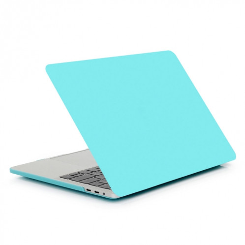 ENKAY Hat-Prince 2 en 1 Coque de protection en plastique dur givré + Europe Version Ultra-mince TPU Protecteur de clavier pour 2016 MacBook Pro 15,4 pouces avec barre tactile (A1707) (Bleu) SE603L391-012