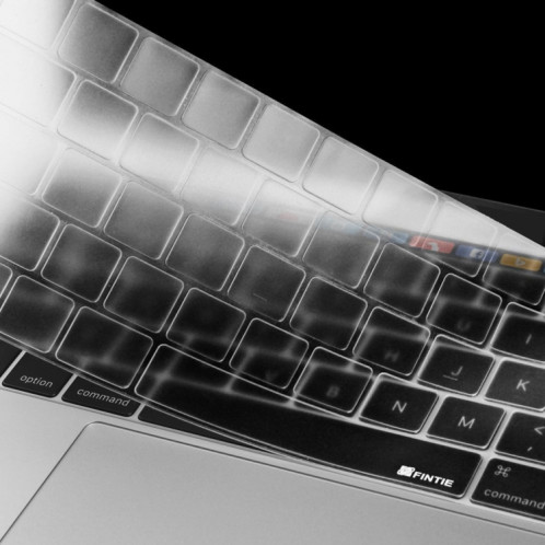 ENKAY Hat-Prince 2 en 1 Coque de protection en plastique dur givré + Version Europe Ultra-mince TPU Protecteur de clavier pour 2016 MacBook Pro 15,4 pouces avec barre tactile (A1707) (Gris) SE603H1766-012