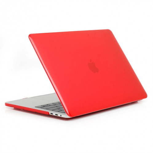 ENKAY Chapeau-Prince 2 en 1 cristal dur coque en plastique de protection + Europe Version Ultra-mince TPU couvercle de clavier de protection pour 2016 MacBook Pro 13,3 pouces avec barre tactile (A1706) (rouge) SE604R1685-012