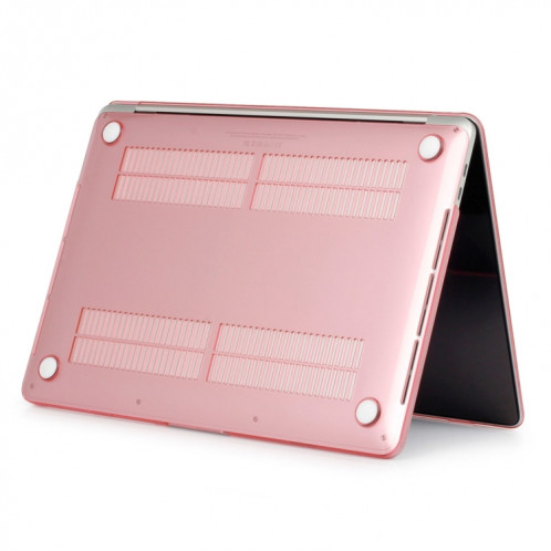 ENKAY Chapeau-Prince 2 en 1 cristal dur coque en plastique de protection + Europe Version Ultra-mince TPU clavier couvercle de protection pour 2016 MacBook Pro 15,4 pouces avec barre tactile (A1707) (Rose) SE606F559-012