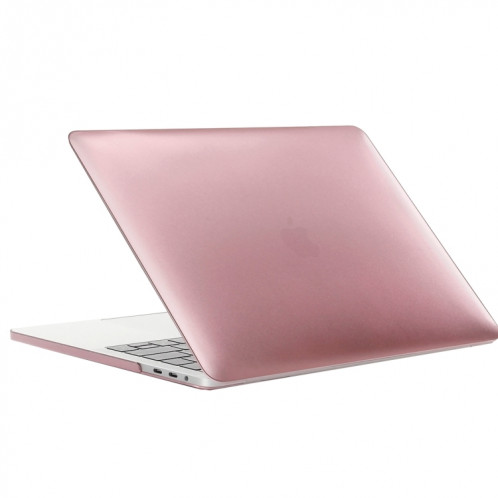 Etui de protection en métal pour ordinateur portable pour MacBook Pro 15,4 pouces A1990 (2018) (Or rose) SH13RG1920-07