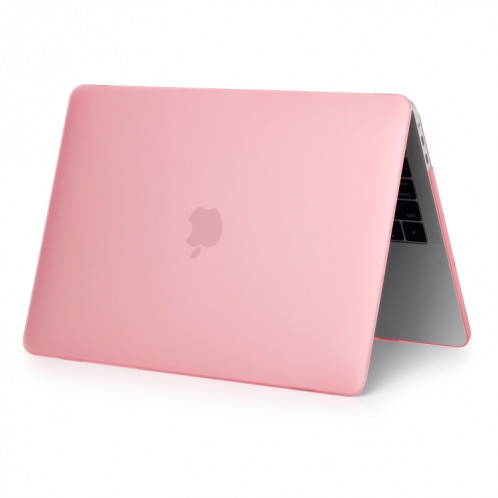 Étui de protection pour ordinateur portable de style givré pour MacBook Pro 13,3 pouces A1989 (2018) (rose) SH316F1965-04