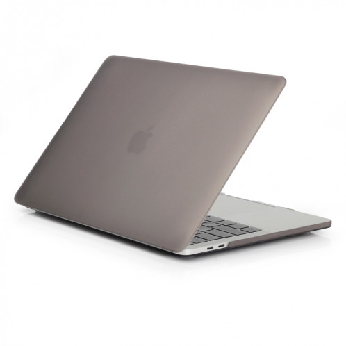 Étui de protection pour ordinateur portable de style givré pour MacBook Pro 13,3 pouces A1989 (2018) (Gris) SH316H1391-04