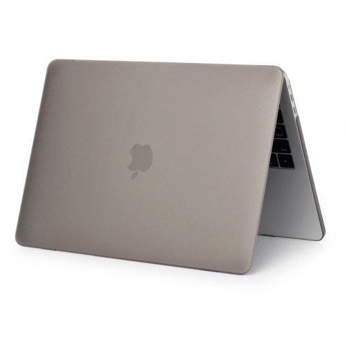 Étui de protection pour ordinateur portable de style givré pour MacBook Pro 13,3 pouces A1989 (2018) (Gris) SH316H1391-04