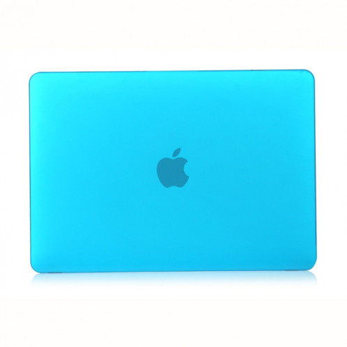 Étui de protection pour ordinateur portable de style givré pour MacBook Pro 13,3 pouces A1989 (2018) (Lac Bleu) SH16LB1984-04