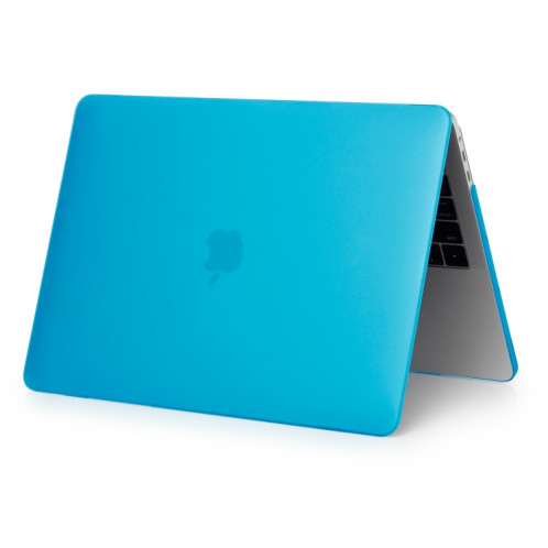 Étui de protection pour ordinateur portable de style givré pour MacBook Pro 13,3 pouces A1989 (2018) (Lac Bleu) SH16LB1984-04