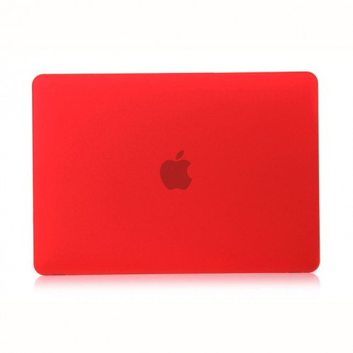 Étui de protection pour ordinateur portable de style givré pour MacBook Pro 13,3 pouces A1989 (2018) (rouge) SH316R321-04