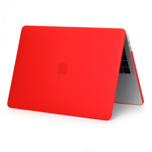 Étui de protection pour ordinateur portable de style givré pour MacBook Pro 13,3 pouces A1989 (2018) (rouge) SH316R321-04