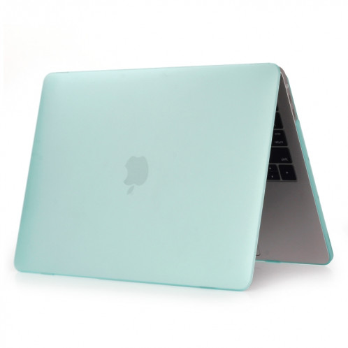 Étui de protection pour ordinateur portable de style givré pour MacBook Pro 15,4 pouces A1990 (2018) (vert) SH317G126-04
