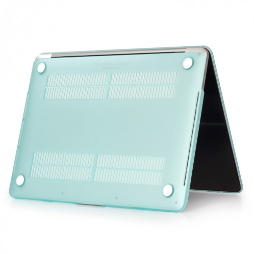 Étui de protection pour ordinateur portable de style givré pour MacBook Pro 15,4 pouces A1990 (2018) (vert) SH317G126-04