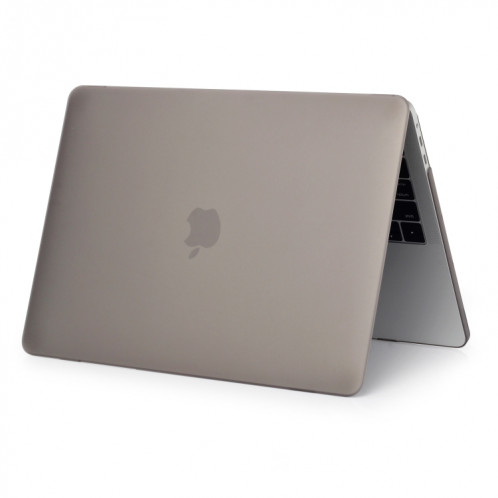 Étui de protection pour ordinateur portable de style givré pour MacBook Pro 15,4 pouces A1990 (2018) (Gris) SH317H823-04