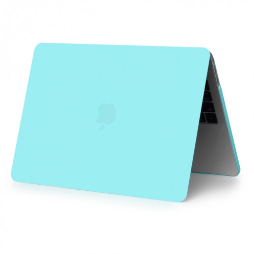 Étui de protection pour ordinateur portable de style givré pour MacBook Pro 15,4 pouces A1990 (2018) (bleu ciel) SH17SL718-04