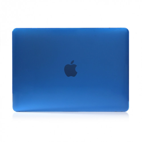 Etui de protection pour ordinateur portable Crystal Style pour MacBook Pro 13,3 pouces A1989 (2018) (Bleu foncé) SH318D1220-04