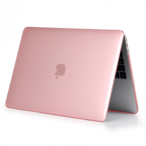 Etui de protection pour ordinateur portable Crystal Style pour MacBook Pro 13,3 pouces A1989 (2018) (Rose) SH318F161-04