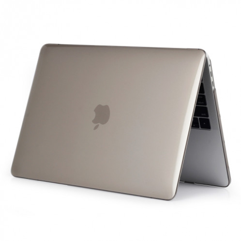 Etui de protection pour ordinateur portable Crystal Style pour MacBook Pro 13,3 pouces A1989 (2018) (Gris) SH318H1538-04