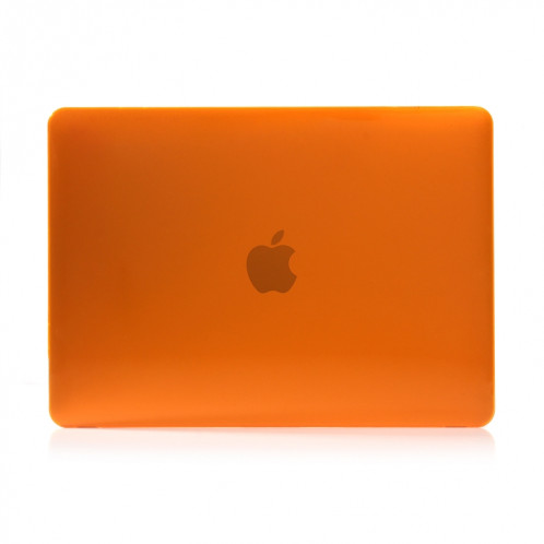 Etui de protection pour ordinateur portable Crystal Style pour MacBook Pro 15,4 pouces A1990 (2018) (Orange) SH319E119-04