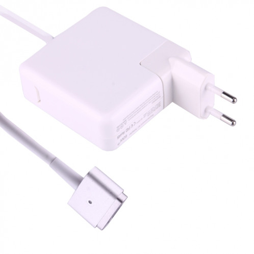 60W 16.5V 3.65A 5 broches T style MagSafe 2 adaptateur secteur de remplacement pour Apple Macbook A1425 / A1435 / A1502, longueur: 1.8 m (blanc) SH207W1365-03