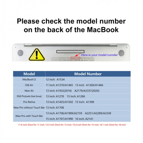 ENKAY pour Apple MacBook Pro 13-inch (2016) HD PET protection d'écran SE6000704-07