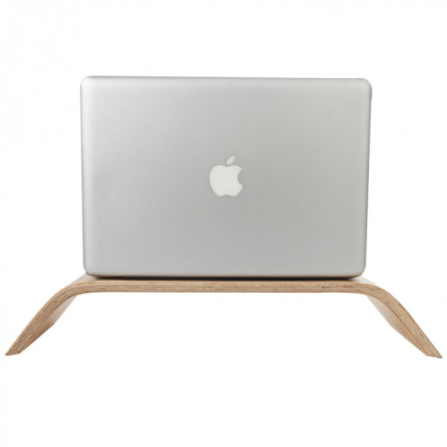 SamDi artistique Wood Grain bambou et support de bureau en bois support berceau pour Apple Macbook, ASUS, Lenovo SH006B140-010