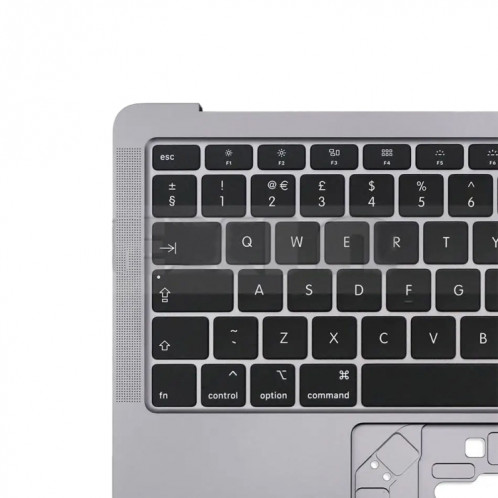 Pour Macbook Air 13 2020 M1 A2337 Couverture latérale C + Clavier Édition UK (Noir) SH508B1586-05