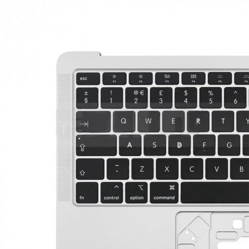 Pour Macbook Air 13 2020 M1 A2337 Couverture latérale C + Clavier Édition UK (Argent) SH508S363-05