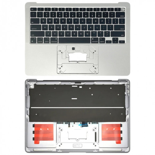 Pour Macbook Air 13 2020 M1 A2337 EMC3598 C-side Cover + US Edition Key Board (argent) SH509S1738-05