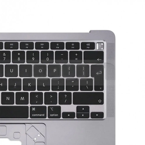 Pour Macbook Air 13 A2179 2020 C-side Cover + UK Edition Key Board (noir) SH510B9-05