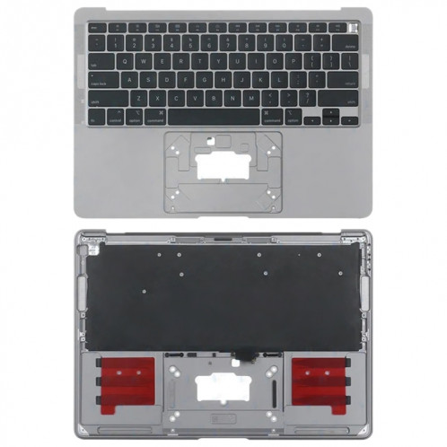 Pour Macbook Air 13 A2179 2020 Couverture latérale C + clavier édition américaine (gris) SH512H1908-05